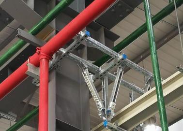 高密该抗震支架的整体式支吊架结构协调性好